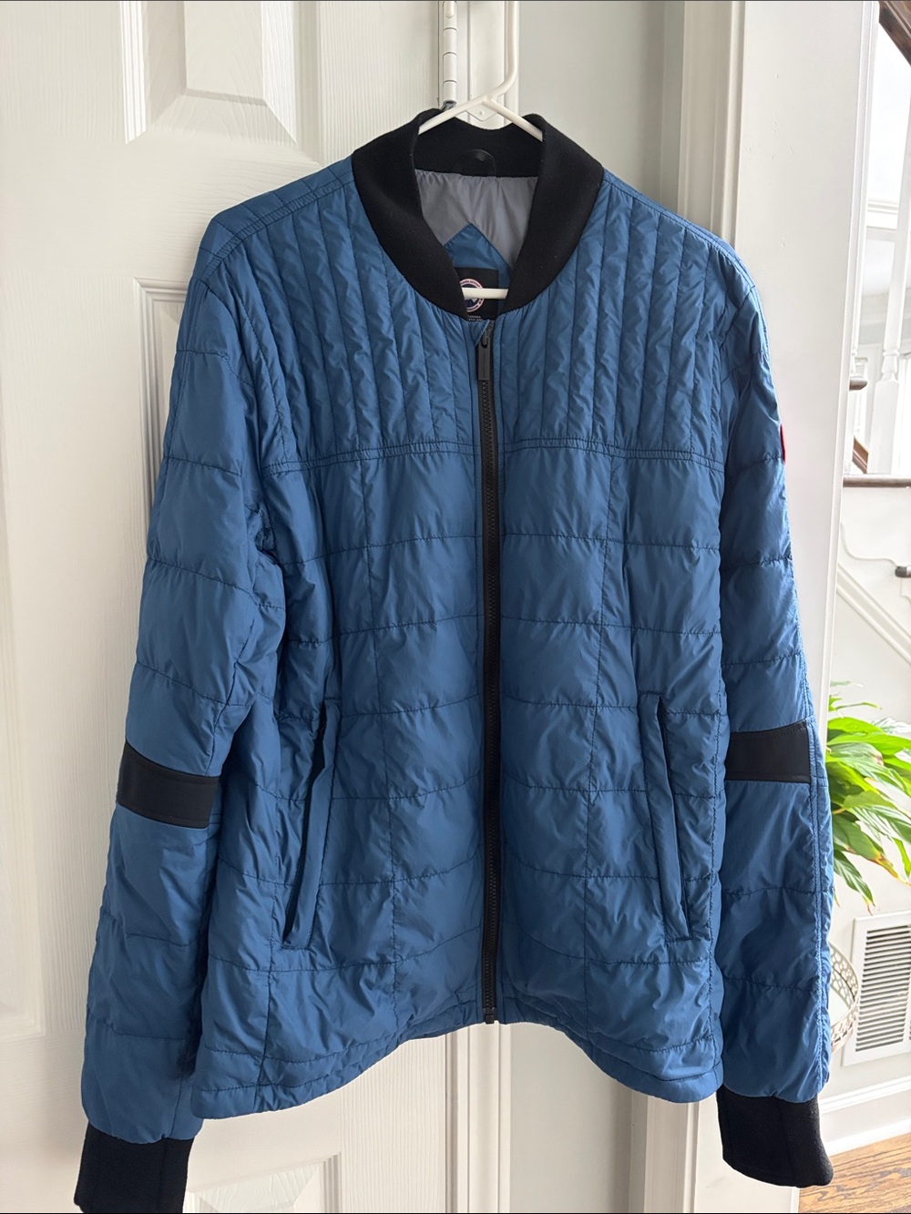 Canada Goose Dunham Goose Down Jacket Tempest Blue Thumbholes XL